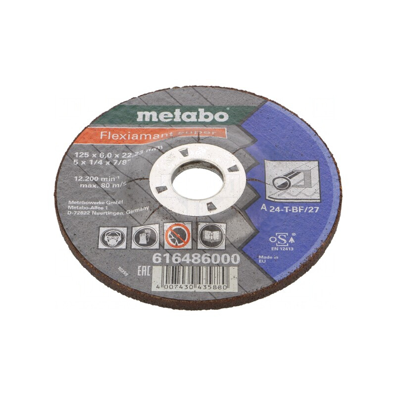 Disc de șlefuire oțel 125mm 22,2mm 6mm | Electronic-mag.ro | Componente Electronice