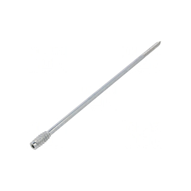 Șurub lemn 6x230 fără cap HEX 4mm oțel zincat | Electronic-mag.ro | Componente Electronice