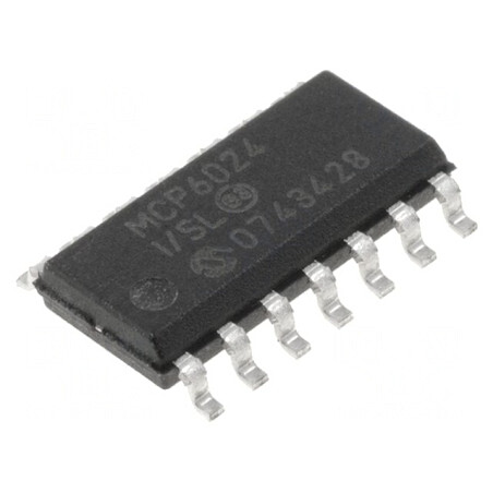 Amplificator Operațional 10MHz 2.5-5.5V 4-Canale SO14 Tub | Electronic-mag.ro | Componente Electronice