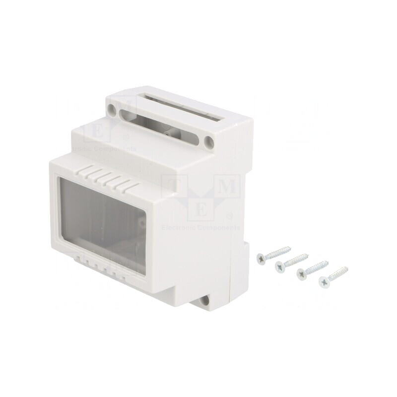 Carcasă pentru Șină DIN 89x69.7x64.7mm Polistiren | Electronic-mag.ro | Componente Electronice