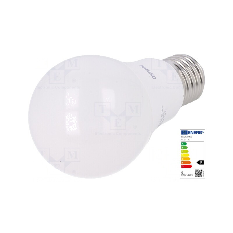 Lampă LED E27 9W 2700K Alb Cald | Electronic-mag.ro | Componente Electronice