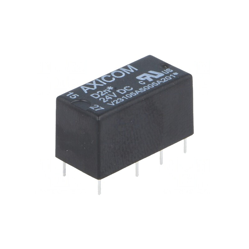 Releu electromagnetic DPDT 24VDC 3A PCB | Electronic-mag.ro | Componente Electronice