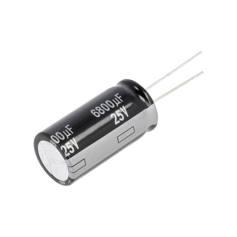 Condensator Electrolitic THT 6800uF 25V 18x35.5mm | Electronic-mag.ro | Componente Electronice
