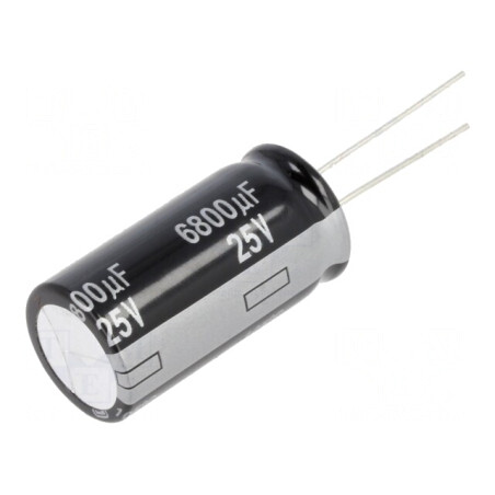 Condensator Electrolitic THT 6800uF 25V 18x35.5mm | Electronic-mag.ro | Componente Electronice