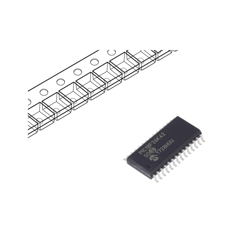 Microcontroler PIC 64kB 64MHz 2,3-5,5V SMD SO28 PIC18 | Electronic-mag.ro | Componente Electronice
