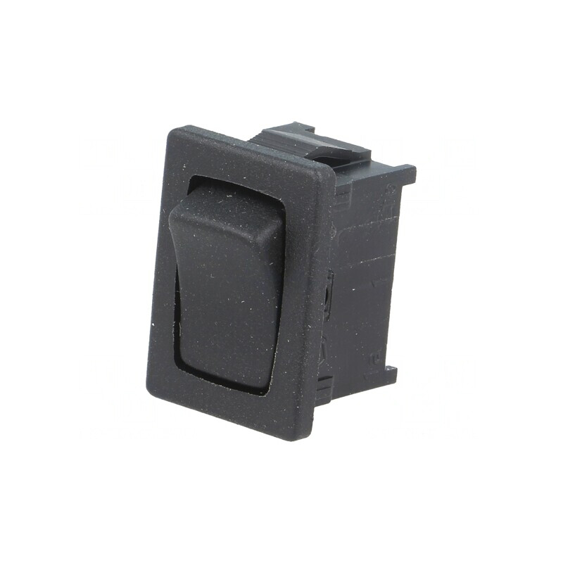 Comutator Rocker SPST Negru 10A/250VAC IP40 | Electronic-mag.ro | Componente Electronice