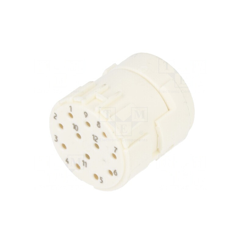 Conector M23 PIN 12 Mamă pe Cablu 8A | Electronic-mag.ro | Componente Electronice