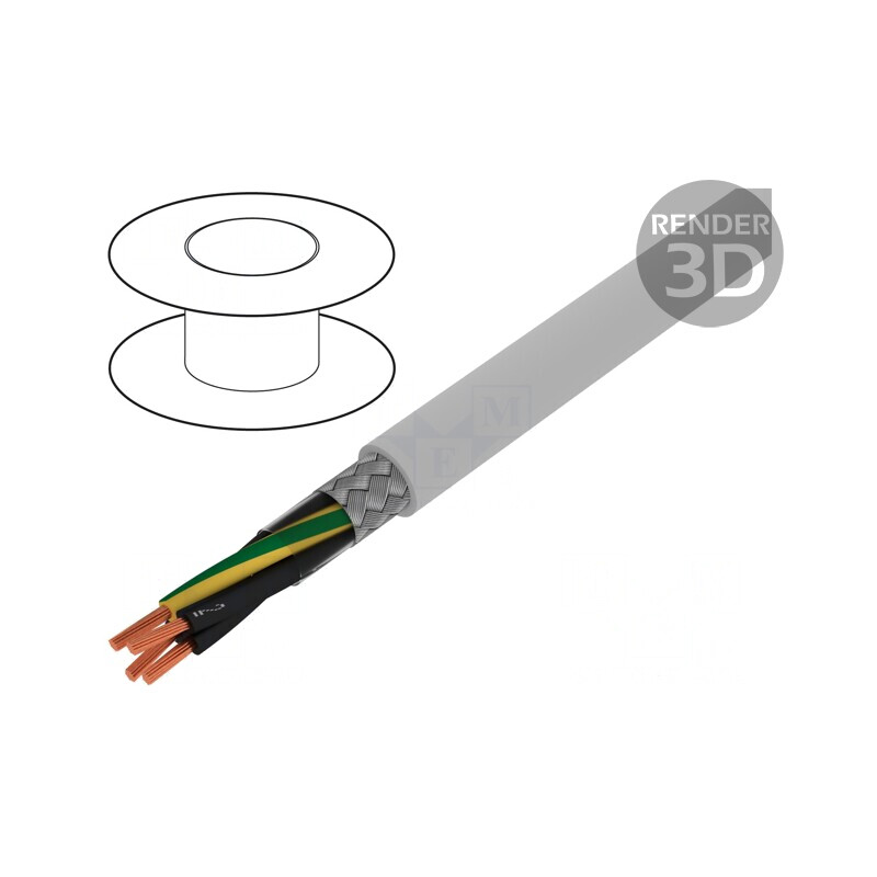 Cablu ÖLFLEX CLASSIC 115 CY 4x0.75mm2 PVC Gri 300/500V | Electronic-mag.ro | Componente Electronice