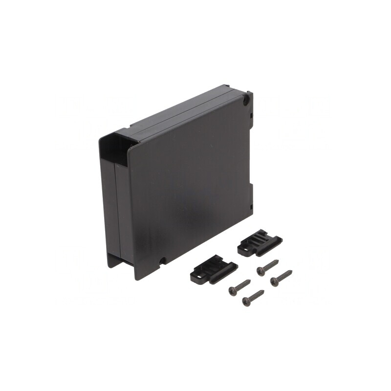 Carcasă pentru șină DIN 80mm x 17,7mm x 103mm ABS neagră | Electronic-mag.ro | Componente Electronice Carcasă pentru șină DIN 80mm x 17,7mm x 103mm ABS neagră | Electronic-mag.ro | Componente Electronice