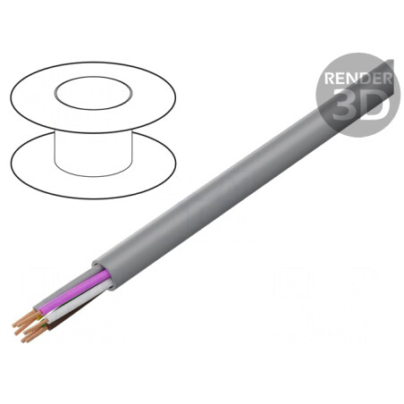 Cablu de control chainflex CF130.UL 6x0,25mm2 PVC gri | Electronic-mag.ro | Componente Electronice