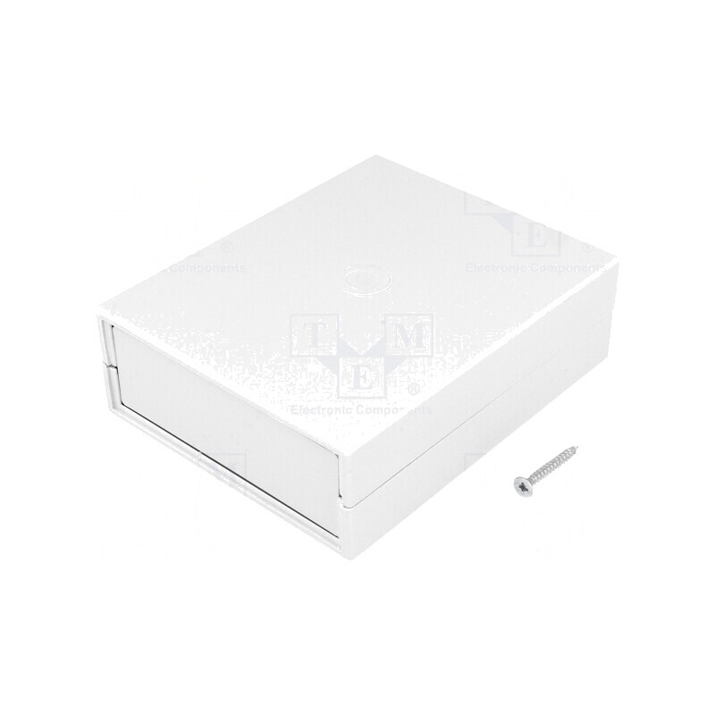 Carcasă ABS gri cu panou 91x111x35 mm | Electronic-mag.ro | Componente Electronice