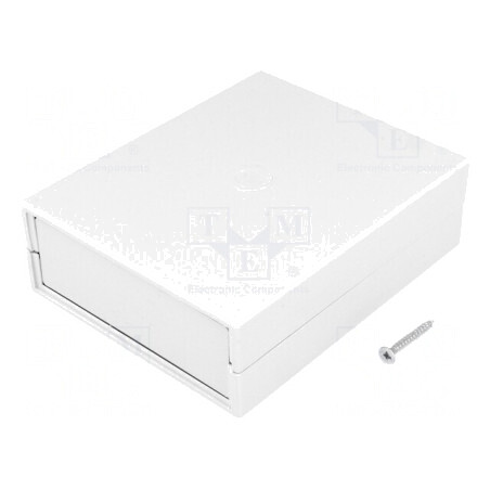 Carcasă ABS gri cu panou 91x111x35 mm | Electronic-mag.ro | Componente Electronice