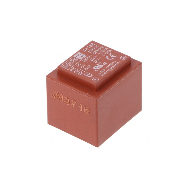 Transformator încapsulat 2,3VA 230VAC 24V PCB | Electronic-mag.ro | Componente Electronice
