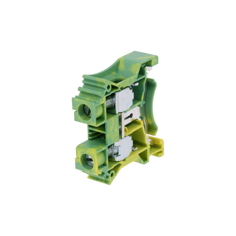 Terminal de Îmbinare pentru Șine 1,5-25mm2, 2 Borne, Galben-Verde | Electronic-mag.ro | Componente Electronice Terminal de Îmbinare pentru Șine 1,5-25mm2, 2 Borne, Galben-Verde | Electronic-mag.ro | Componente Electronice