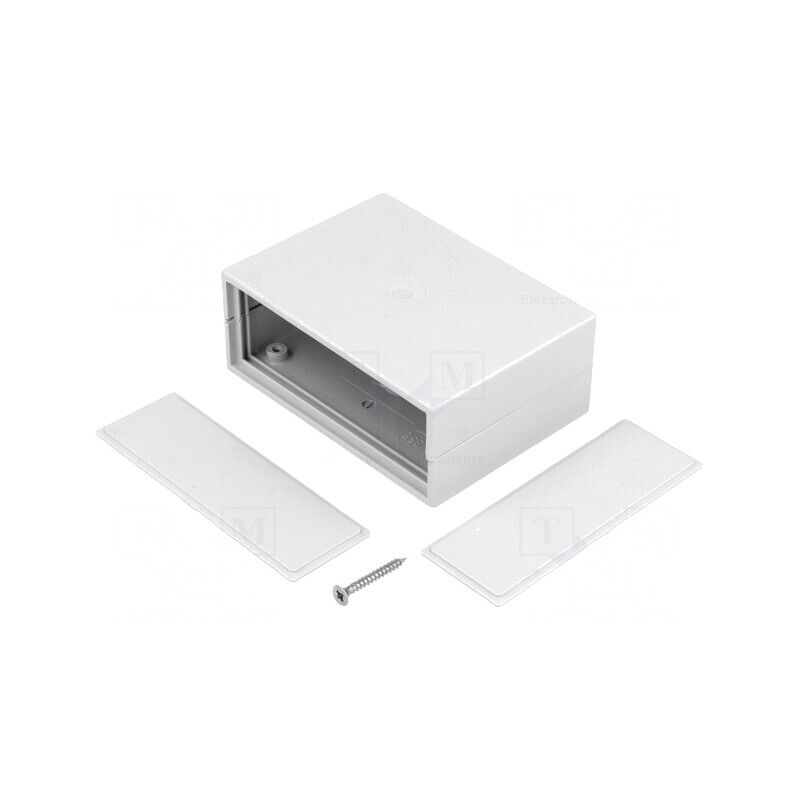 Carcasă ABS Gri cu Panou 89x65x36mm | Electronic-mag.ro | Componente Electronice