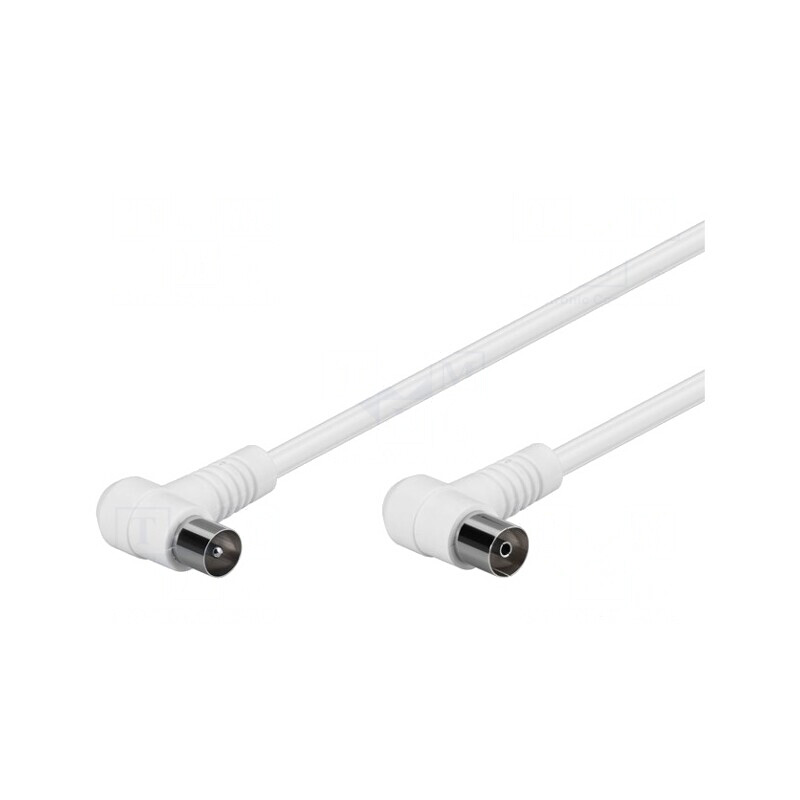 Cablu Coaxial 75Ω 10m Dublu Ecranat Alb | Electronic-mag.ro | Componente Electronice