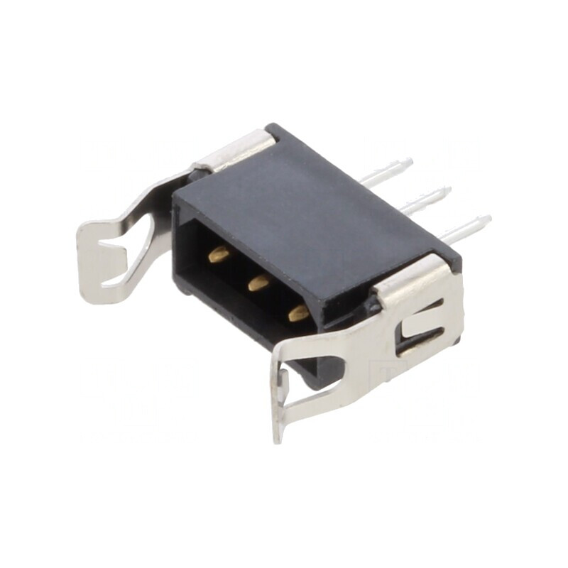 Soclu PCB-cablu/PCB tată Datamate L-Tek 2mm 3 PIN THT 800V | Electronic-mag.ro | Componente Electronice