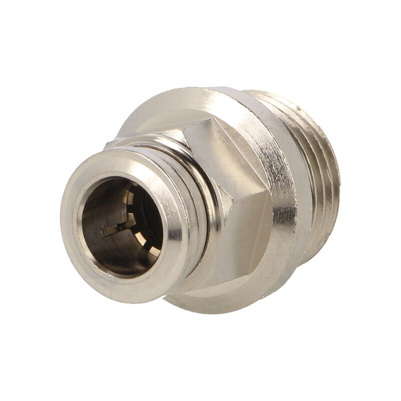 Racord push-in alamă nichelată 3/8" 20 bar | Electronic-mag.ro | Componente Electronice