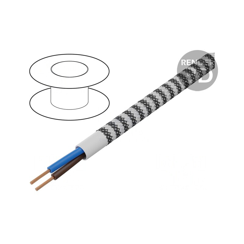 Cablu Electric Rotund 2x0,75mm2 Cu PVC 300V | Electronic-mag.ro | Componente Electronice