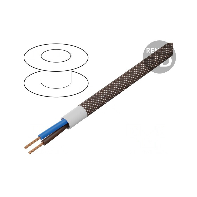 Cablu Electric Rotund 2x0.75mm2 Cu PVC 300V | Electronic-mag.ro | Componente Electronice