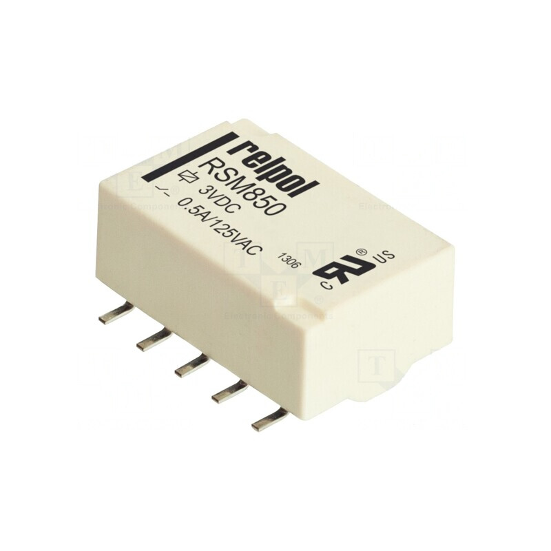 Releu electromagnetic DPDT 3VDC SMD | Electronic-mag.ro | Componente Electronice