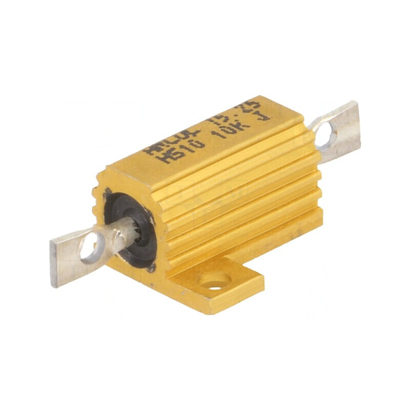 Rezistor bobinat cu radiator 10kΩ 10W | Electronic-mag.ro | Componente Electronice