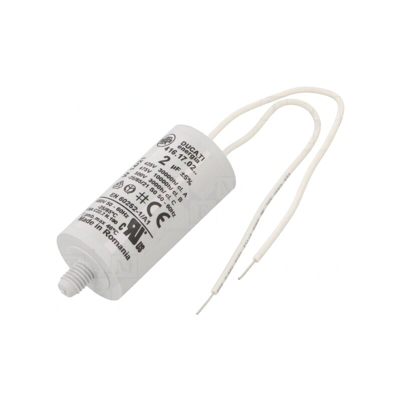 Condensator pentru Motoare 2uF 425VAC | Electronic-mag.ro | Componente Electronice Condensator pentru Motoare 2uF 425VAC | Electronic-mag.ro | Componente Electronice