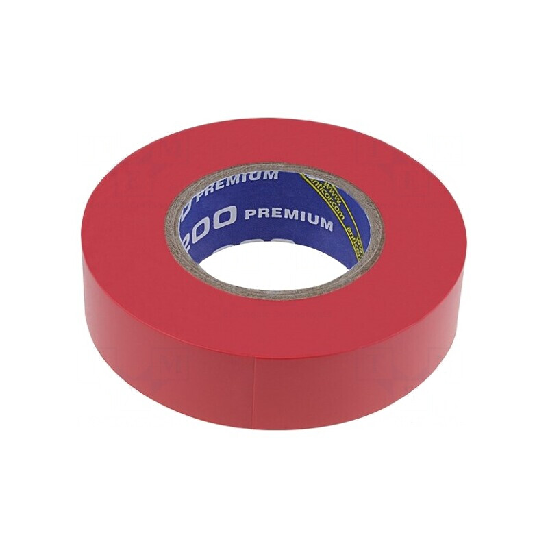 Bandă electroizolantă roșie 19mm x 18m | Electronic-mag.ro | Componente Electronice