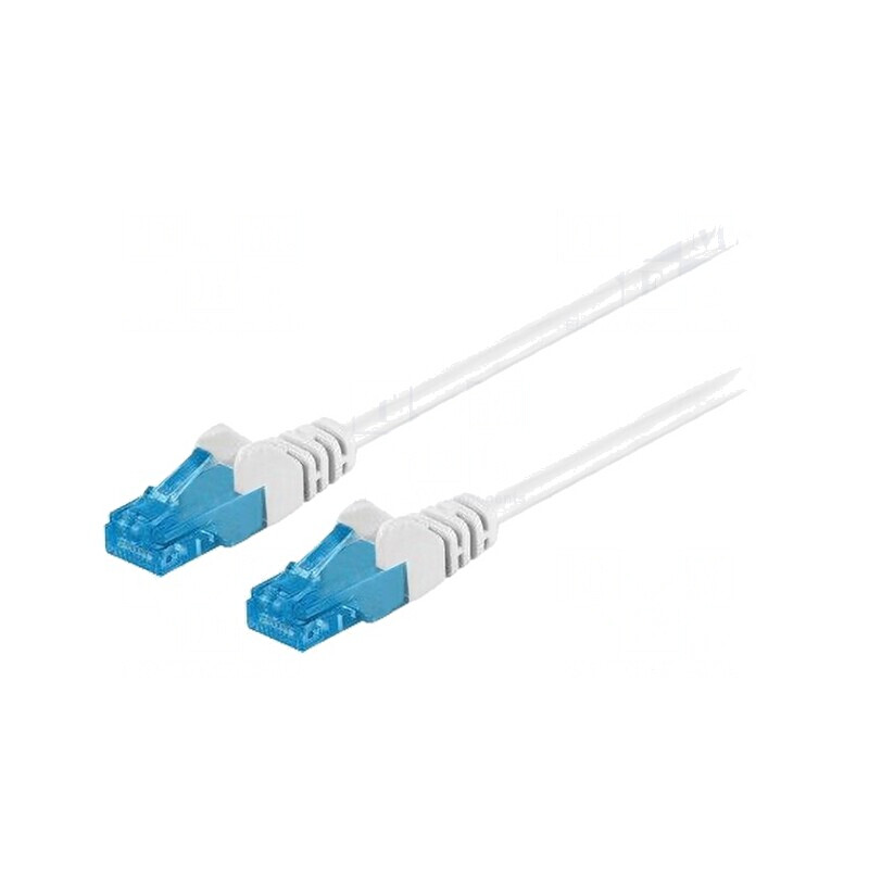Cablu Patch UTP Cat6a Alb 1.5m | Electronic-mag.ro | Componente Electronice