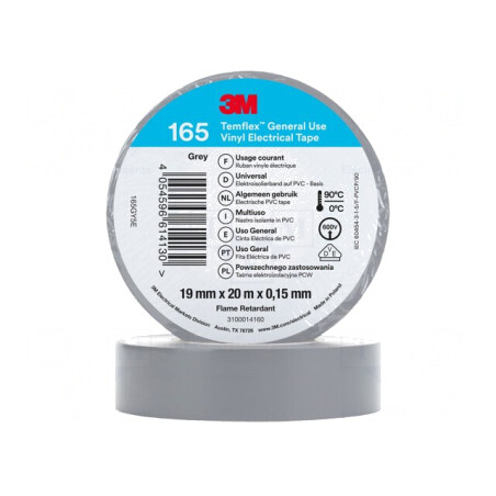 Bandă Electroizolantă Gri 19mm x 20m | Electronic-mag.ro | Componente Electronice