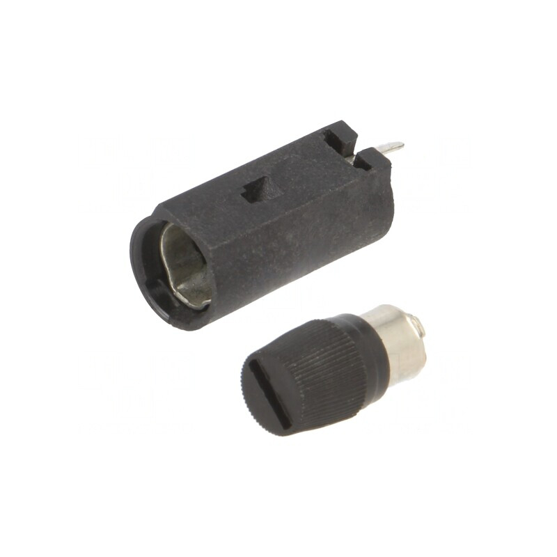 Clemă Siguranțe Cilindrice 5x20mm 6,3A Poliamidă 6.6 | Electronic-mag.ro | Componente Electronice