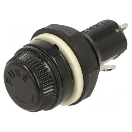 Clemă Panou 5x20mm 10A 250VAC Bachelită | Electronic-mag.ro | Componente Electronice