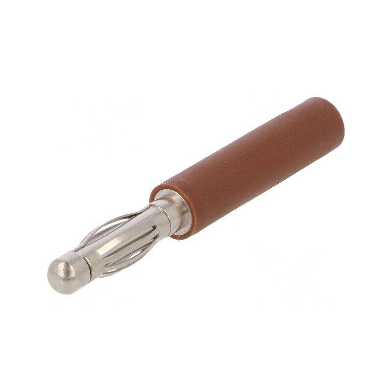 Adaptor Banană 4mm la 2mm 10A Maro | Electronic-mag.ro | Componente Electronice