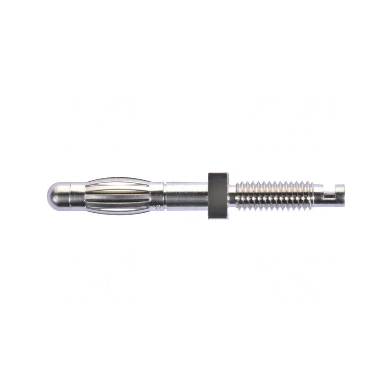 Mufă Banană 4mm 25A Nichelată | Electronic-mag.ro | Componente Electronice