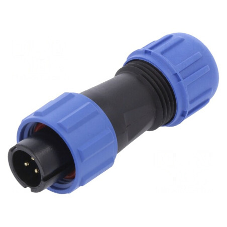 Mufă SP11 tată 3 pini IP68 4-6.5mm 5A cablu 180V | Electronic-mag.ro | Componente Electronice