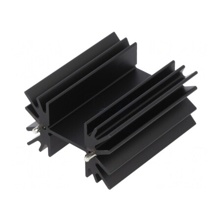 Radiator Extrudat Negru TO220 41.9mm x 50.8mm x 25.4mm | Electronic-mag.ro | Componente Electronice