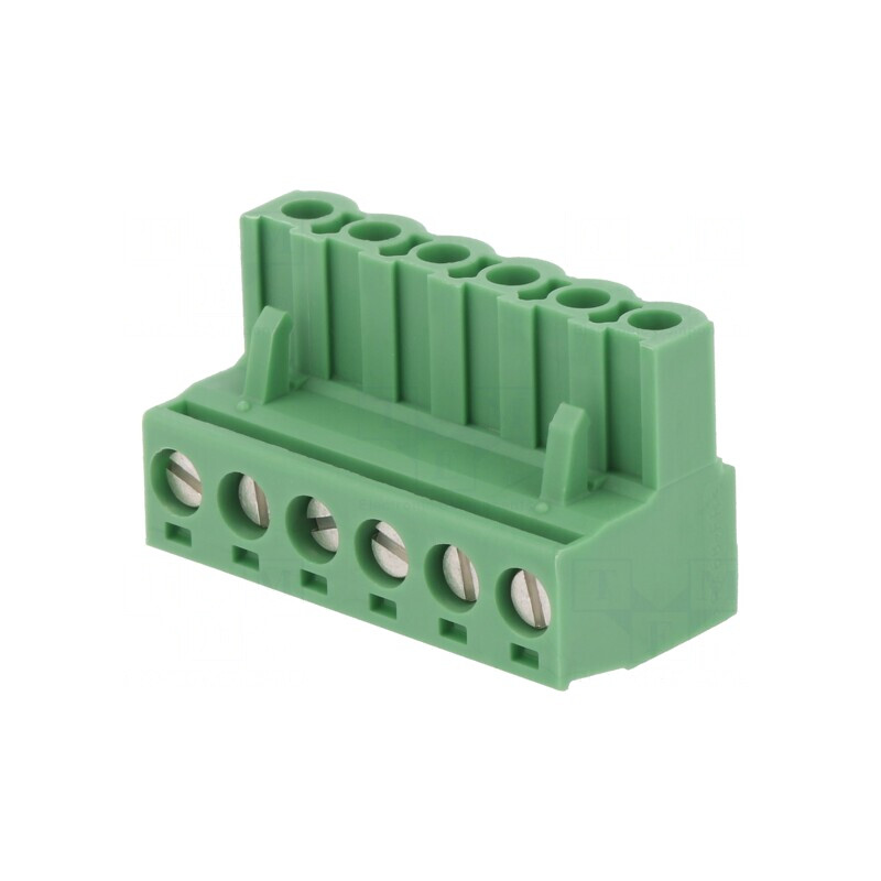 Regletă Conexiuni 6 Piste 5,08mm | Electronic-mag.ro | Componente Electronice