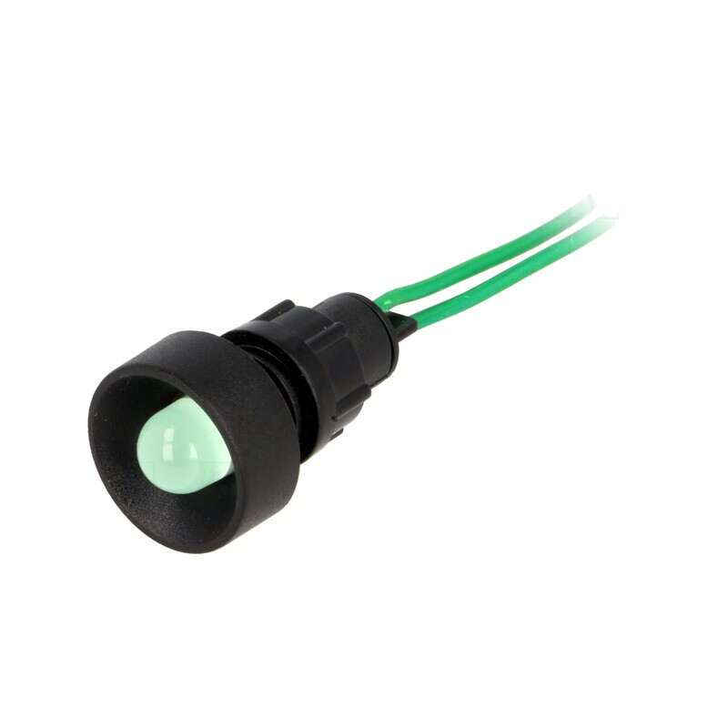 Lampă LED Verde 230VAC Ø13mm IP40 Plastic | Electronic-mag.ro | Componente Electronice Lampă LED Verde 230VAC Ø13mm IP40 Plastic | Electronic-mag.ro | Componente Electronice