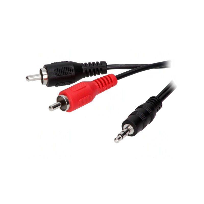 Cablu Audio Jack 3,5mm la RCA 2x 5m Negru | Electronic-mag.ro | Componente Electronice Cablu Audio Jack 3,5mm la RCA 2x 5m Negru | Electronic-mag.ro | Componente Electronice