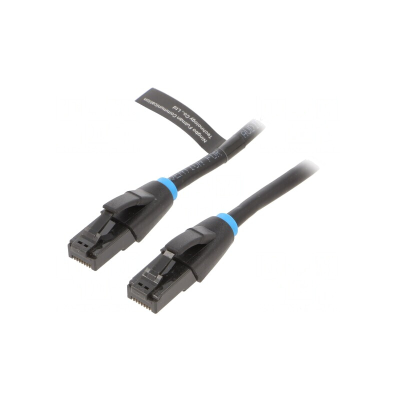 Patch Cord UTP Cat6 Negru 2m | Electronic-mag.ro | Componente Electronice