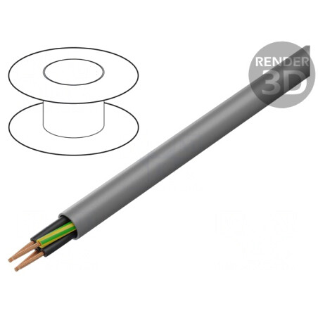 Cablu Electric 4G1mm2 Neecranat 300V/500V Cu Litat | Electronic-mag.ro | Componente Electronice