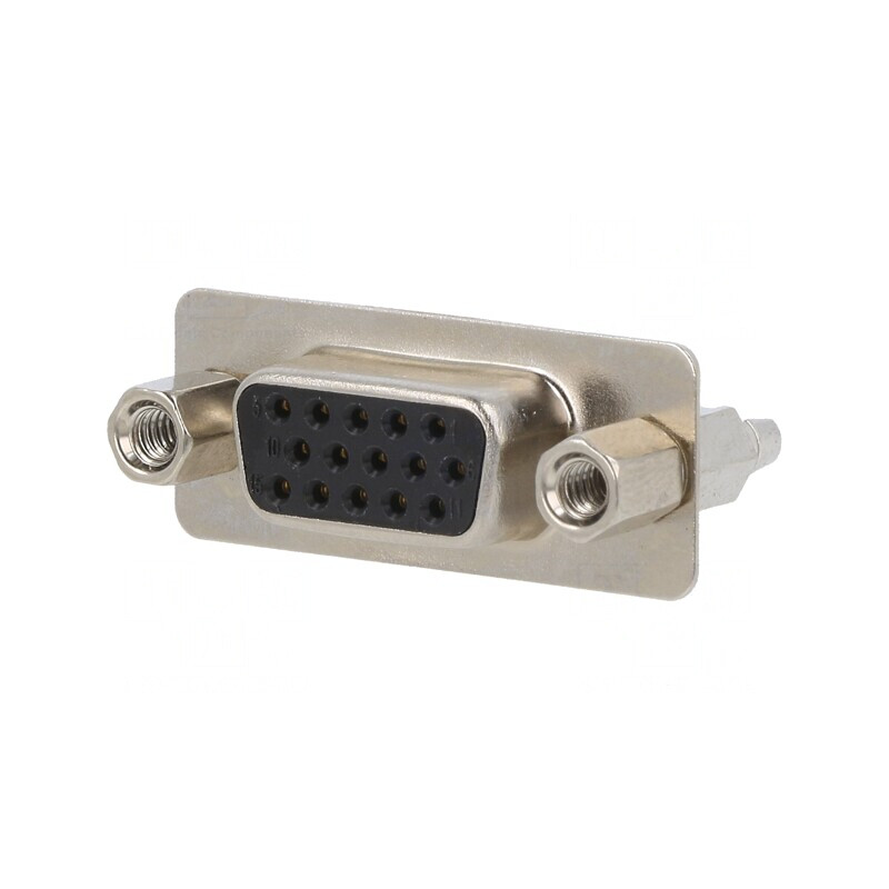 Conector D-Sub 15-Pin Soclu Mamă pentru Panou | Electronic-mag.ro | Componente Electronice