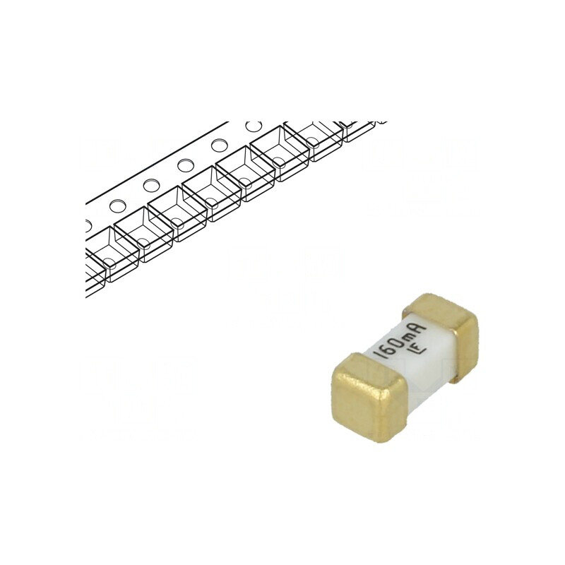 Siguranță Ultra-Rapidă 160mA 125VAC 125VDC SMD | Electronic-mag.ro | Componente Electronice