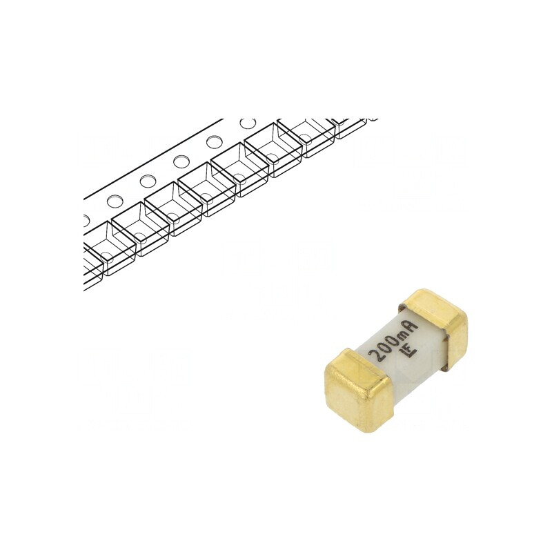 Siguranță Ultra-Rapidă 200mA 125V SMD | Electronic-mag.ro | Componente Electronice