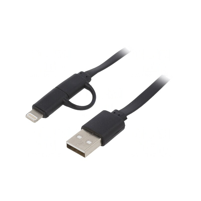 Cablu USB 2.0 1m Negru Cablexpert | Electronic-mag.ro | Componente Electronice