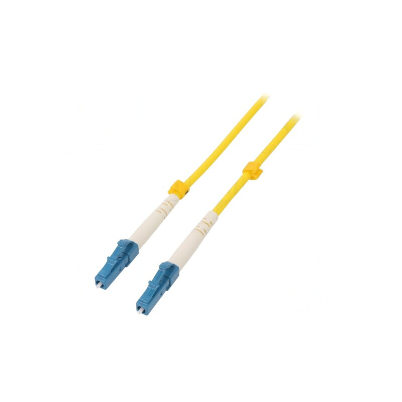 Patch Cord Fibra Optica LC/UPC 3m LSZH Galben | Electronic-mag.ro | Componente Electronice