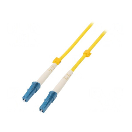 Patch Cord Fibra Optica LC/UPC 3m LSZH Galben | Electronic-mag.ro | Componente Electronice