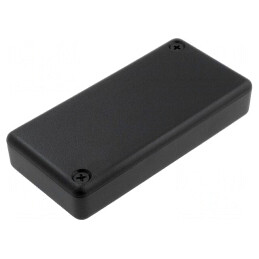 Carcasă universală neagră 40x80x15mm IP54 ABS | Electronic-mag.ro | Componente Electronice