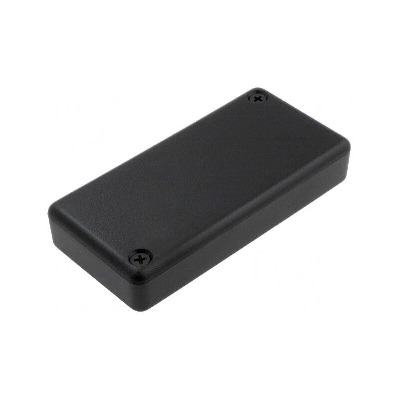 Carcasă universală neagră 40x80x15mm IP54 ABS | Electronic-mag.ro | Componente Electronice