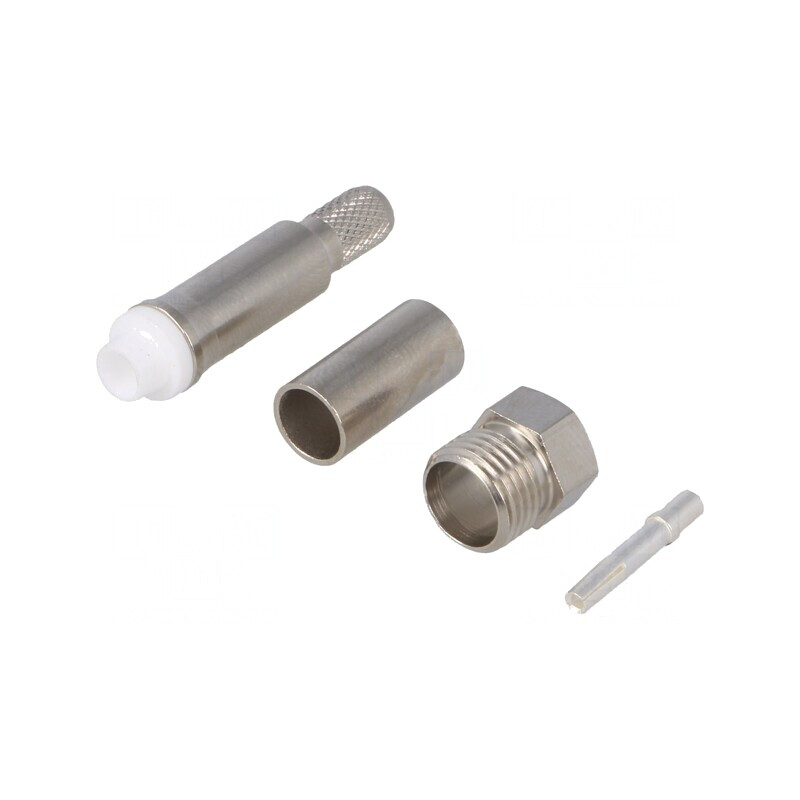Adaptor FME Mamă Crimpat pe Cablu cu Izolație Polipropilenă | Electronic-mag.ro | Componente Electronice